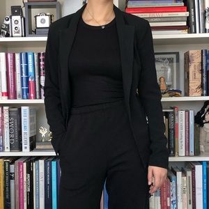 Zipper Detail Blazer